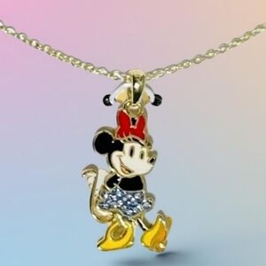 Disney | Minnie Mouse Pendant Necklace Fine Silver-Plated